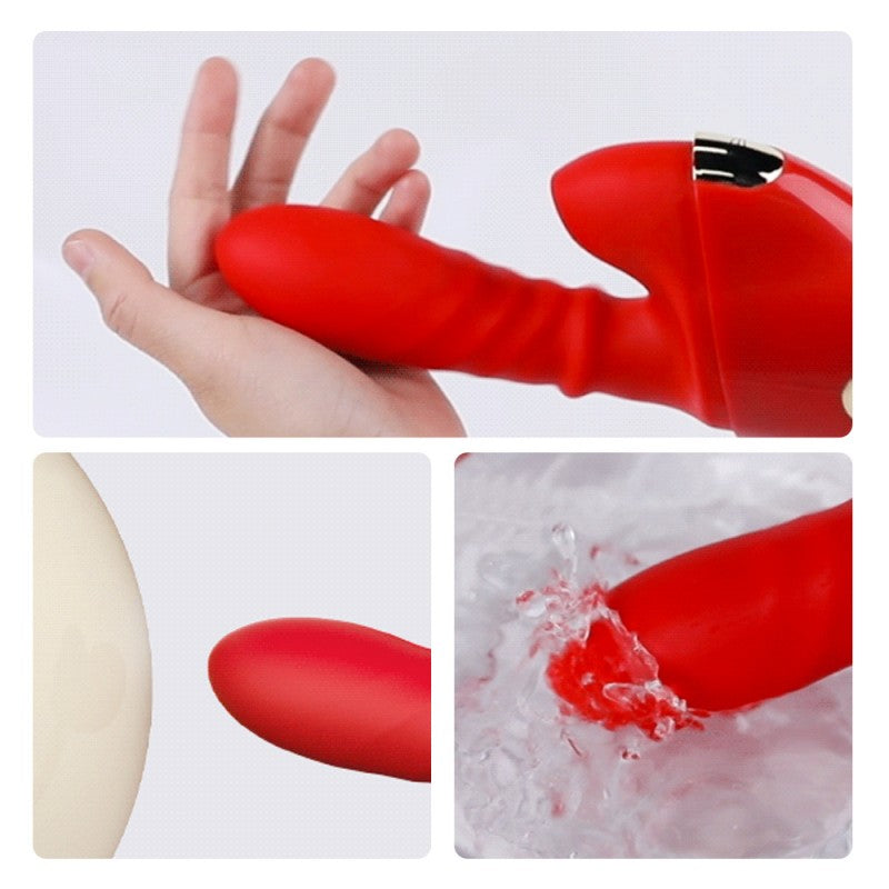 Suction sex machine with suction cup and remote control