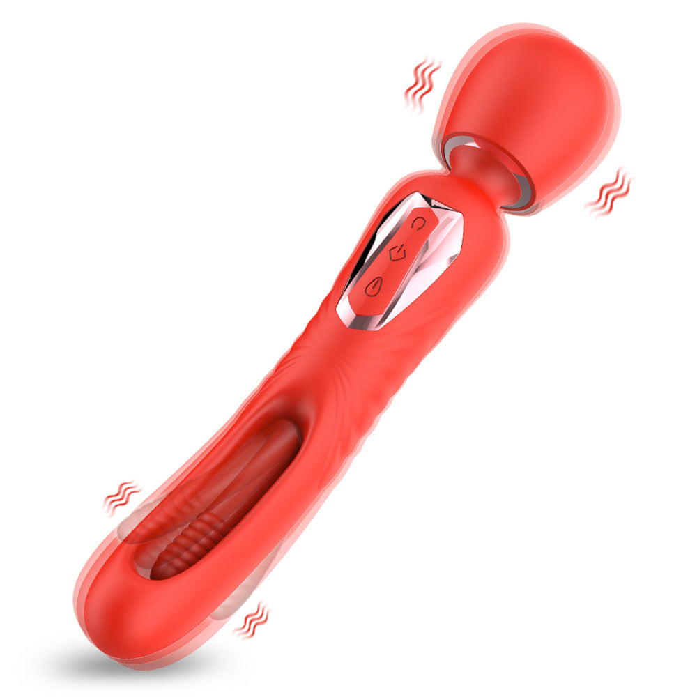 AV stick multi-frequency slapping vibrator female masturbator