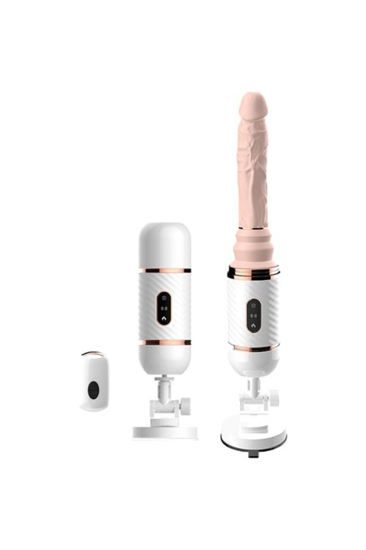 Fully automatic heating and retractable dildo for women