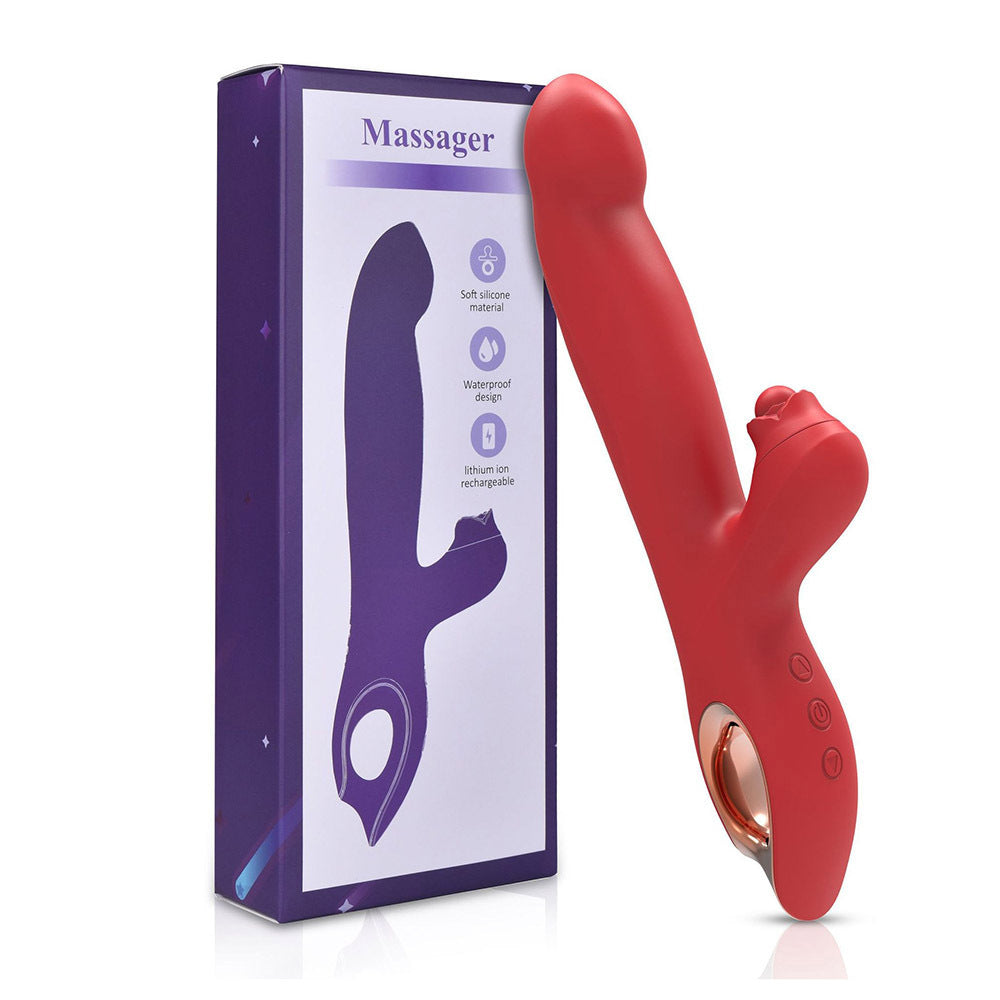 Rose wriggling stick massage masturbation vibrator