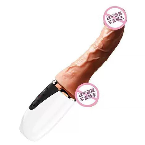 Retractable dildo female masturbation massager