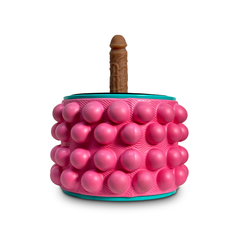 Yoga Wheel Yoga Ball Simulated Penis Sex Machine Relieve Fatigue