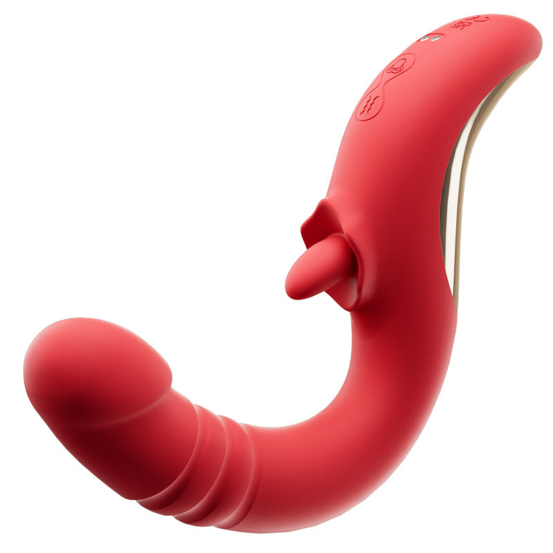 Clitoris retractable tongue licking sex toys