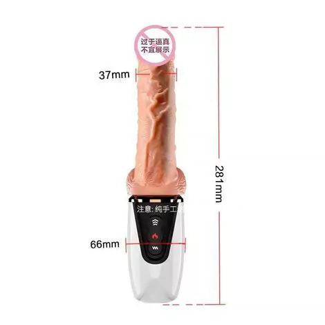 Retractable dildo female masturbation massager