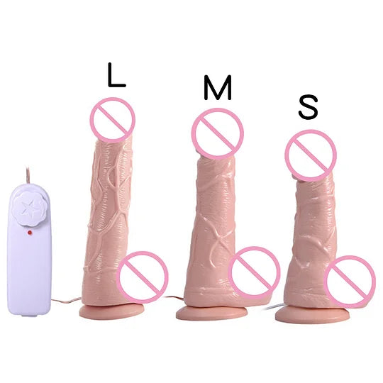 Realistic Silicone Thick Dildo Suction