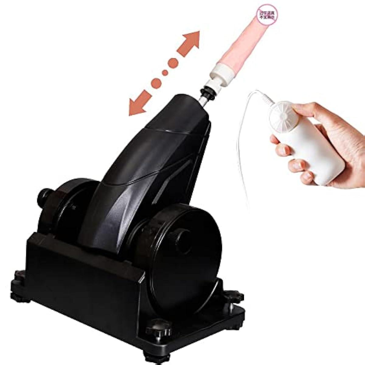 Seat gun machine integrated female and male supplies for erotic penetration