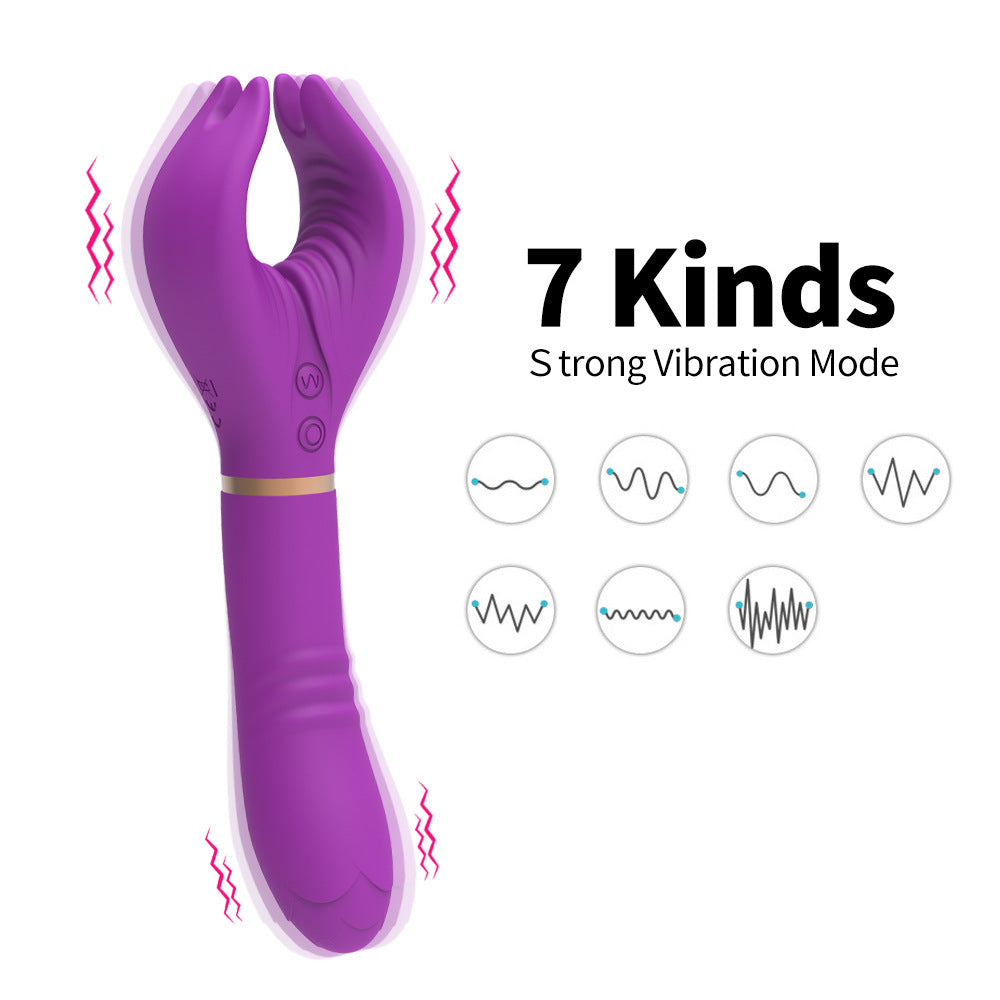 Magic Wand Vibrator Y-shaped Couple Sexy Breast G-Spot