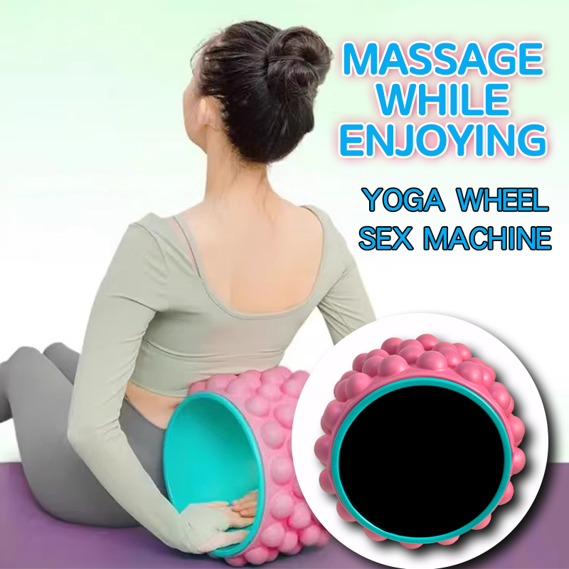 Yoga Wheel Yoga Ball Simulated Penis Sex Machine Relieve Fatigue