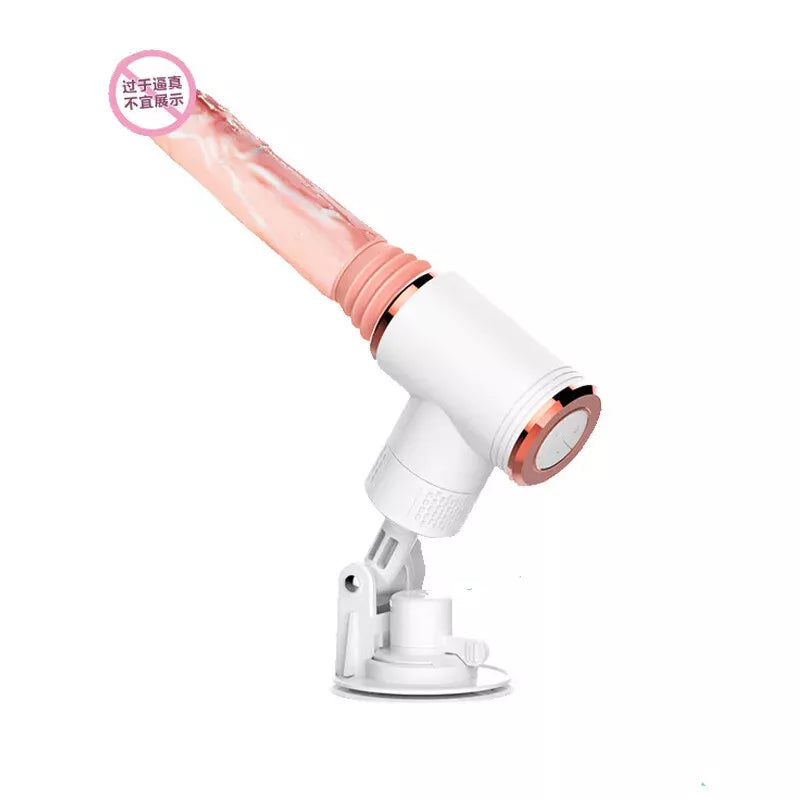 Automatic Telescopic Dildo Vibrator Double Silicone Big Penis Heating Realistic Dildo