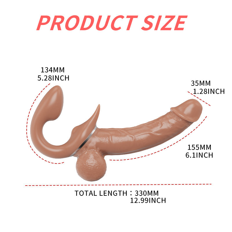 Double-Ended Dildos Female 10 Frequency Variable Sex Machine Clitoris Vibrator