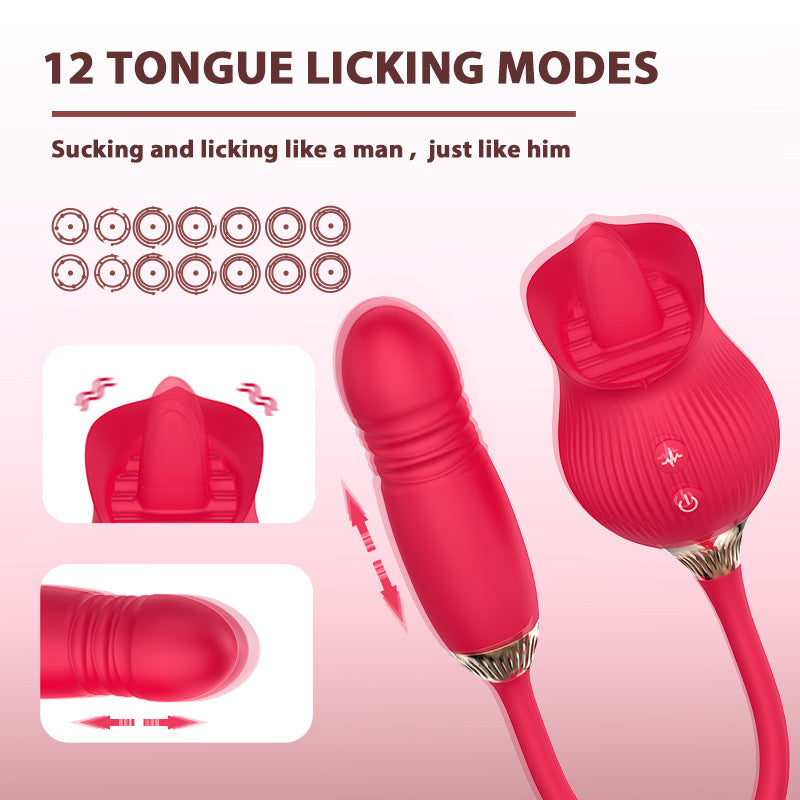 Rose sucking vibrator vibrator