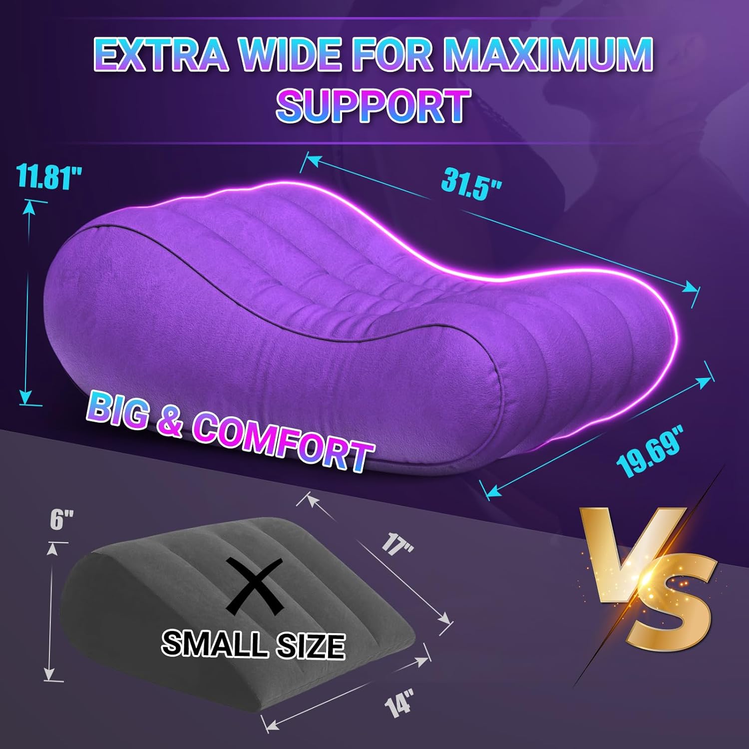 Sex Pillow Couples Sex Toys Sex Furniture for Bedroom Inflatable Lounge Sex Chair