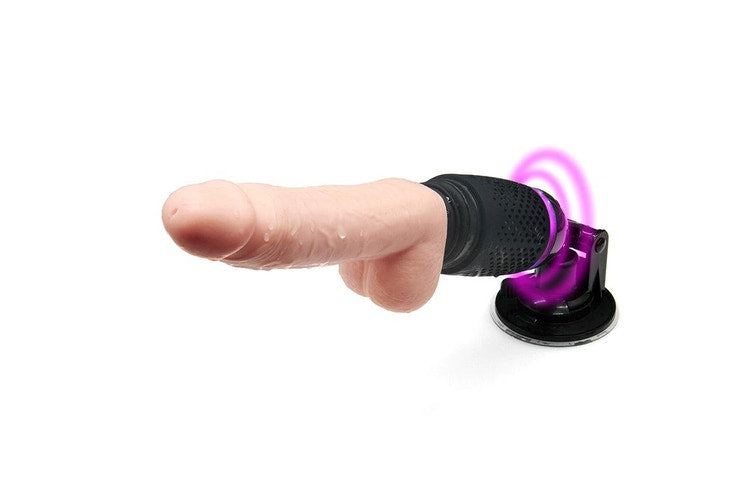 Remote Contral Realistic Dildo Telescopic Sex Machine Auto Thrusting & Heating Vibrator