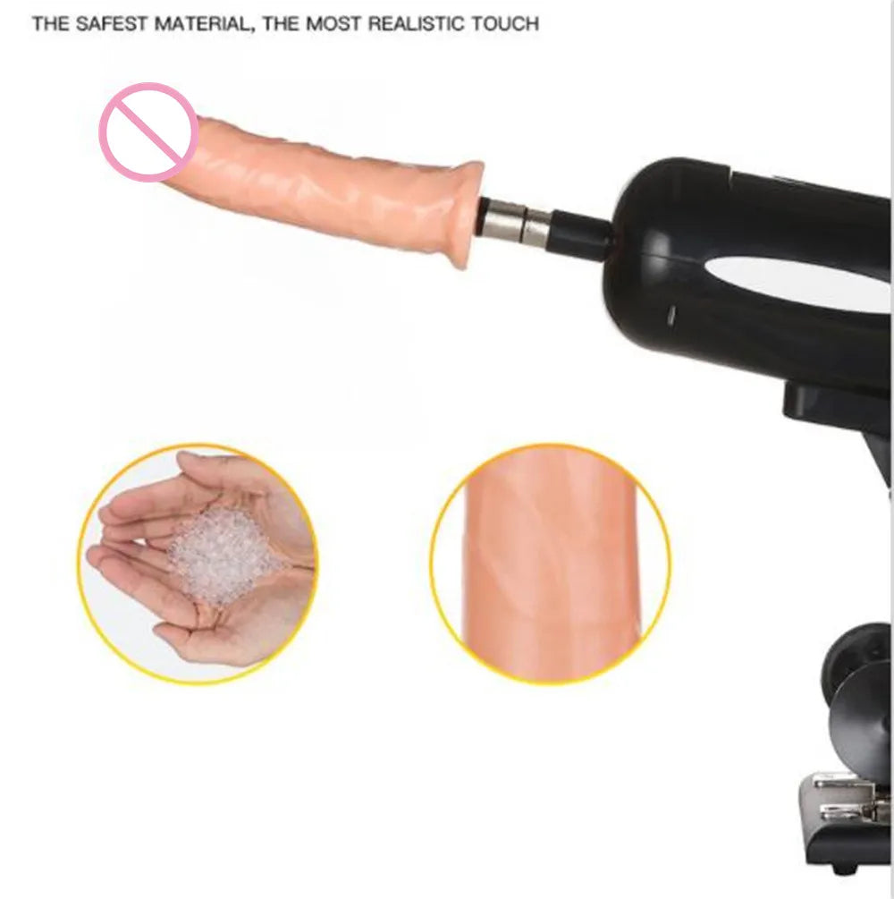 Sex Machine Adjustable Female Masturbation Pumping Gun Powerful Vibrator Automatic Sexy Robot Toys