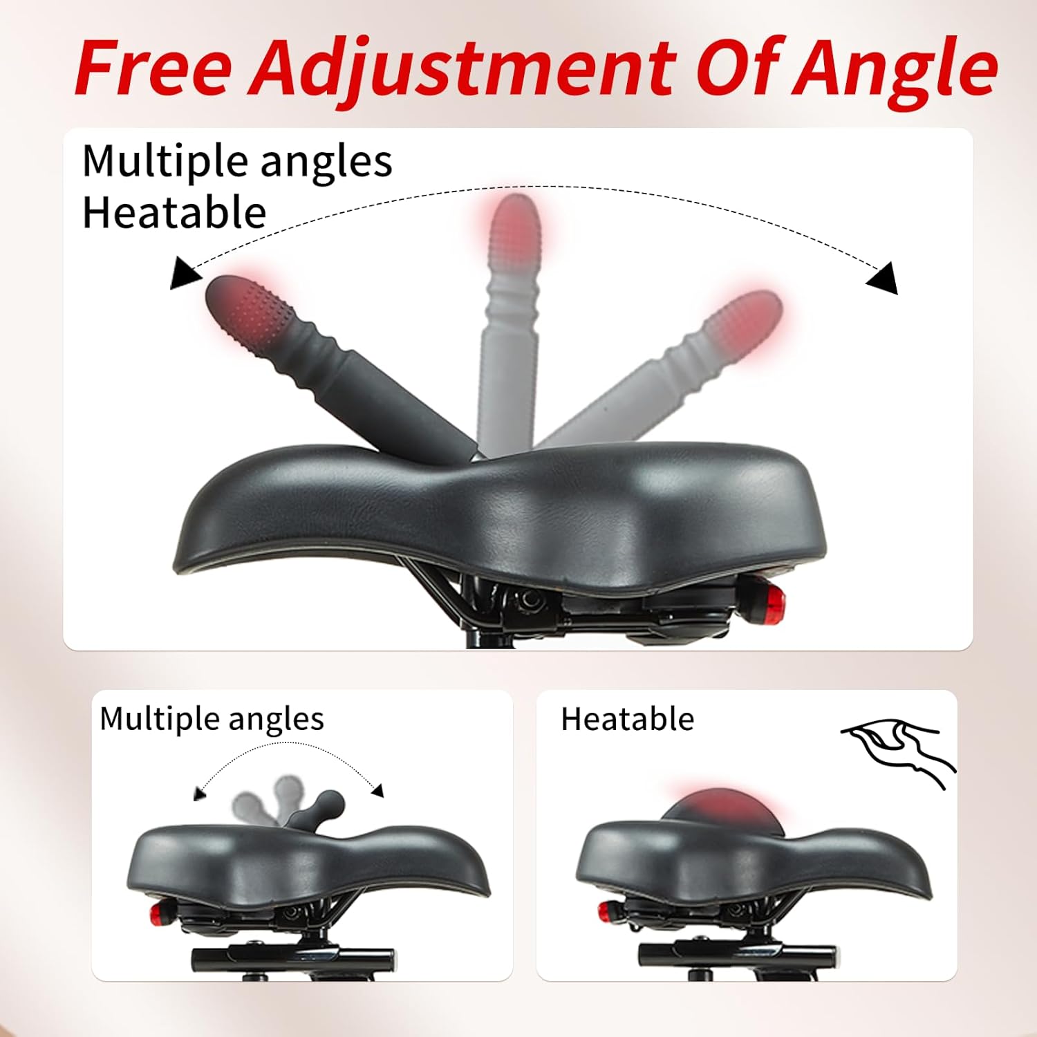 Helibo Sex Bike seat Cushion Automatic Sex Booster Adult Sex Toy