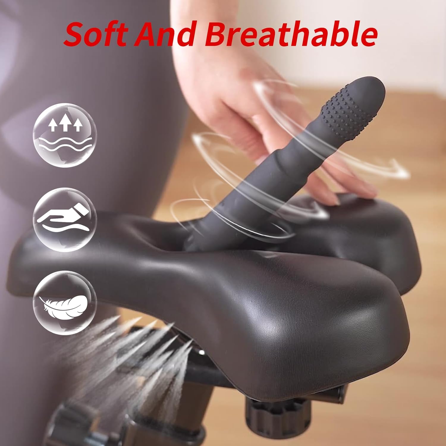 Helibo Sex Bike seat Cushion Automatic Sex Booster Adult Sex Toy