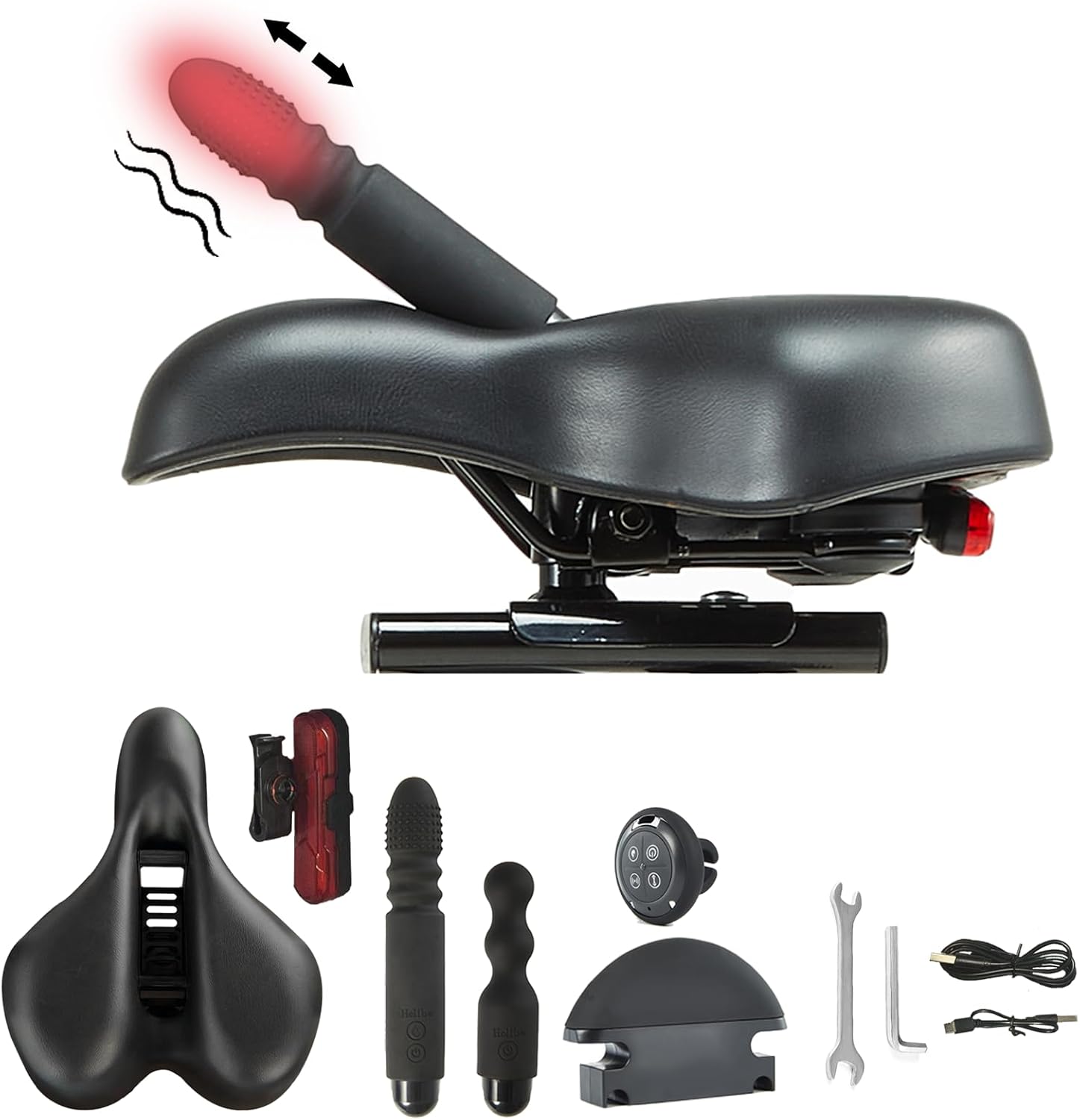 Helibo Sex Bike seat Cushion Automatic Sex Booster Adult Sex Toy