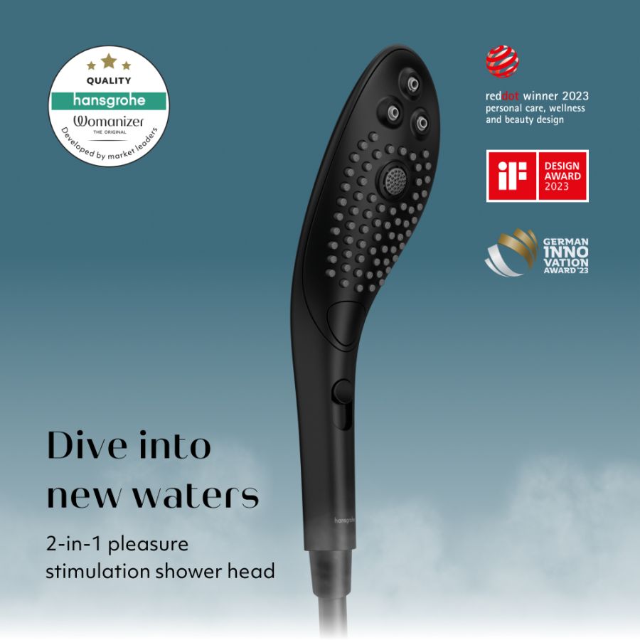 Womanizer X hansgrohe Wave Duschkopf zur Stimulation der Klitoris