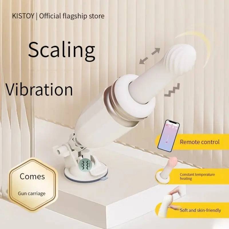 KISTOY Automatic Plug-in Heating APP Vibrator