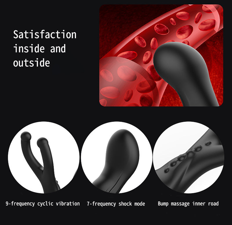 Massagegerät, rotierender Analvibrator, männlicher Masturbator, Buttplug-Vibratoren