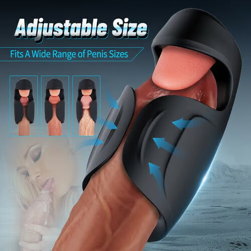 Explorer: Licking Vibrating 2 in 1 Male Penis Vibrators