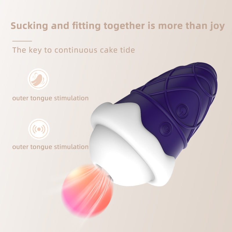 Cone 10-Frequency Sucking Erotic Vibrator For Women