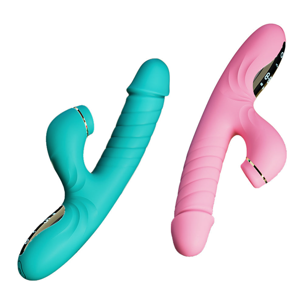 Suck Telescopic Heating Vibrator