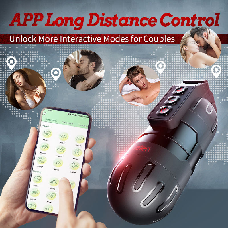 Grenade Strong Shock Male Masturbation Device Mobile App Remote Control