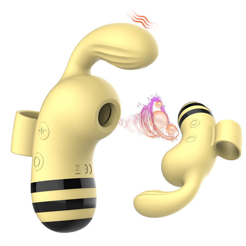 Finger Little Bee Strong Vibration Sucking Egg Female Masturbation