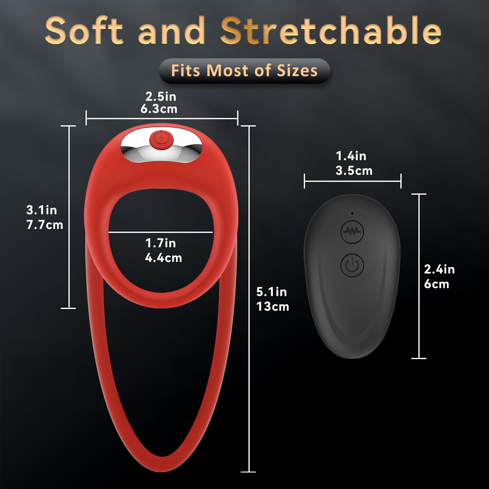 Rabbit Vibrating Cock Ring Adult Sex Toys with Clitoral Vibrator