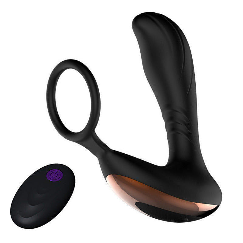 Vibrating Prostate Massager Anal Vibrator with Cock Ring & Remote